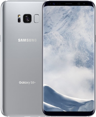 Samsung Galaxy S8 Plus 64GB Arctic Silver, Unlocked B